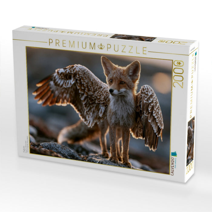 Flugfuchs - CALVENDO Foto-Puzzle'