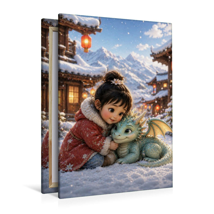 Premium Textil-Leinwand Das schönste Geschenk