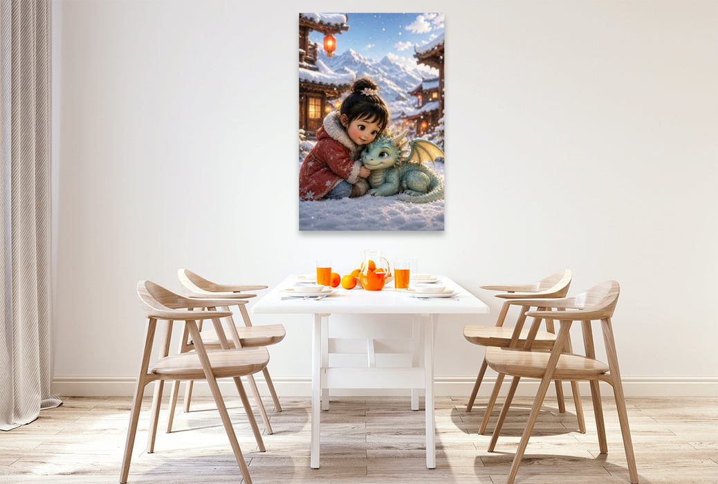 Premium Textil-Leinwand Das schönste Geschenk