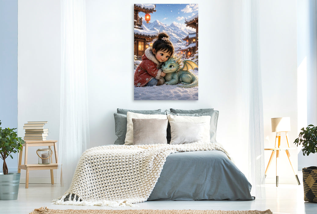 Premium Textil-Leinwand Das schönste Geschenk