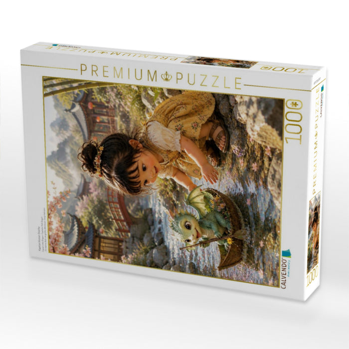Kapitän kleiner Drache - CALVENDO Foto-Puzzle'
