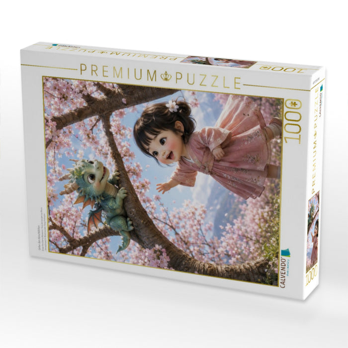 Unter den Kirschblüten - CALVENDO Foto-Puzzle'