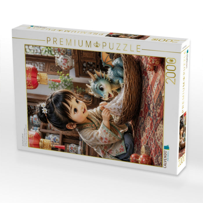 Ein Drache zieht ein - CALVENDO Foto-Puzzle'