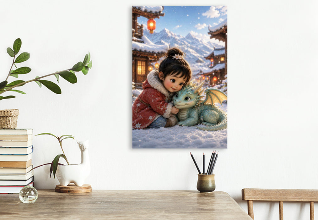 Premium Textil-Leinwand Das schönste Geschenk