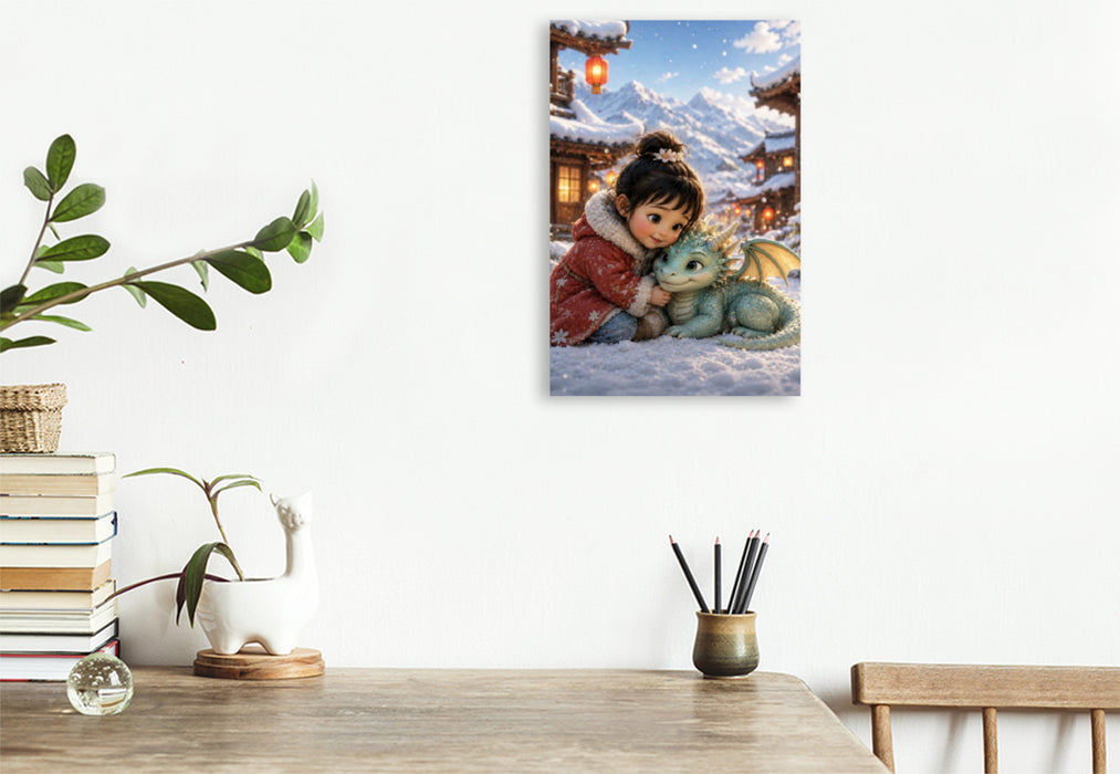 Premium Textil-Leinwand Das schönste Geschenk