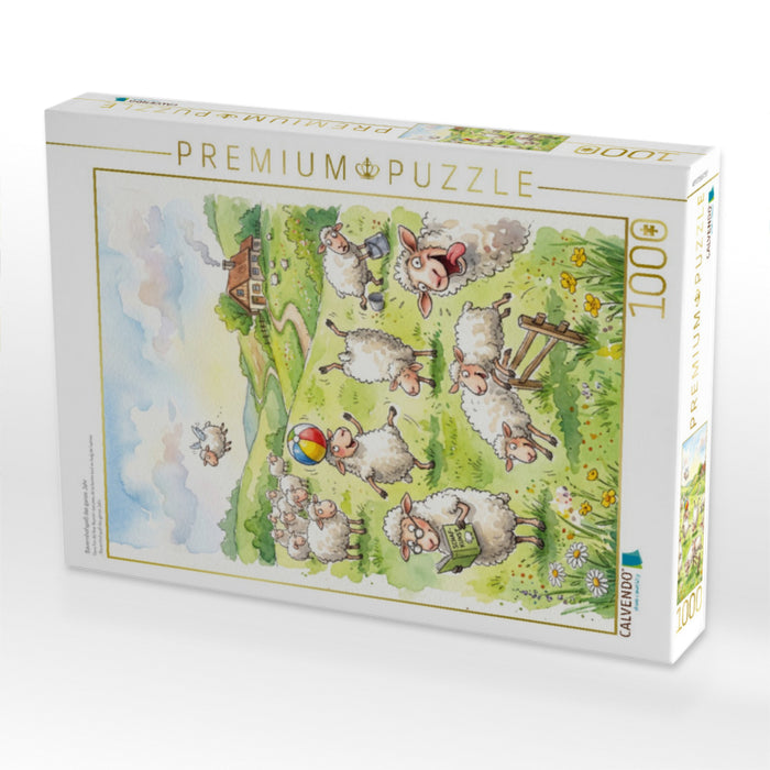 Bauernhofspaß das ganze Jahr - CALVENDO Foto-Puzzle'