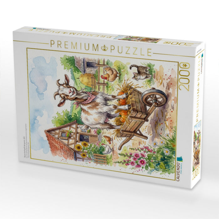 Bauernhofspaß das ganze Jahr - CALVENDO Foto-Puzzle'