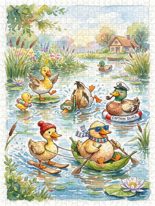 Bauernhofspaß das ganze Jahr - CALVENDO Foto-Puzzle'