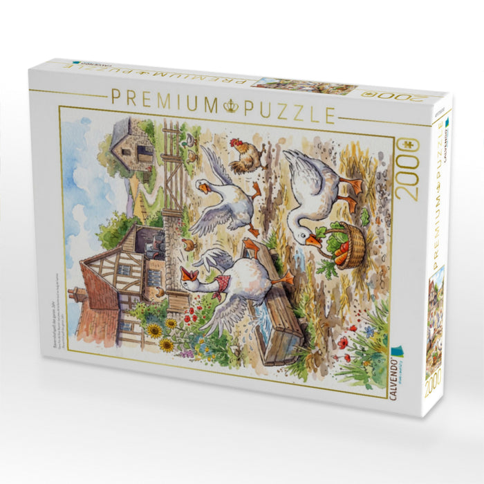 Bauernhofspaß das ganze Jahr - CALVENDO Foto-Puzzle'