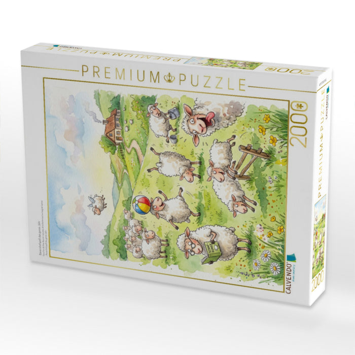 Bauernhofspaß das ganze Jahr - CALVENDO Foto-Puzzle'