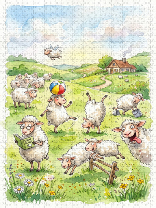 Bauernhofspaß das ganze Jahr - CALVENDO Foto-Puzzle'