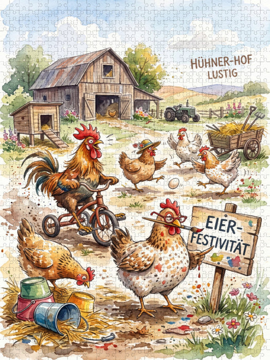 Bauernhofspaß das ganze Jahr - CALVENDO Foto-Puzzle'