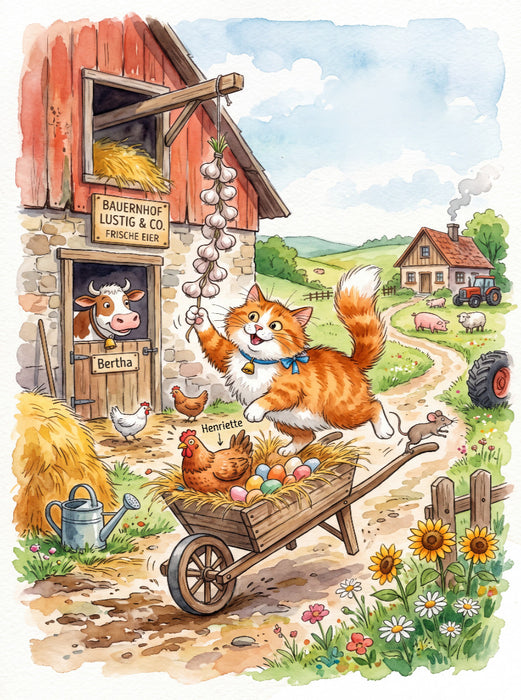 Bauernhofspaß das ganze Jahr - CALVENDO Foto-Puzzle'