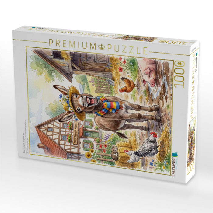 Bauernhofspaß das ganze Jahr - CALVENDO Foto-Puzzle'