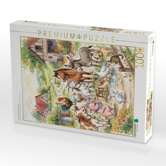 Bauernhofspaß das ganze Jahr - CALVENDO Foto-Puzzle'