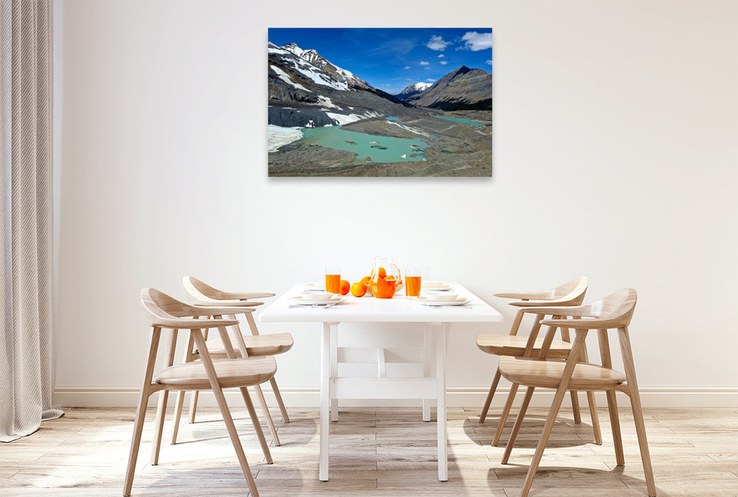 Premium Textil-Leinwand Columbia Icefield, Alberta