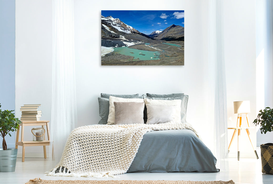 Premium Textil-Leinwand Columbia Icefield, Alberta