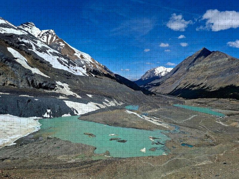 Columbia Icefield, Alberta - CALVENDO Foto-Puzzle'