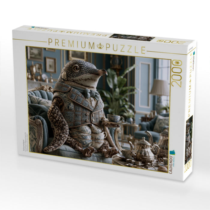 Teetassenpinguin - CALVENDO Foto-Puzzle'