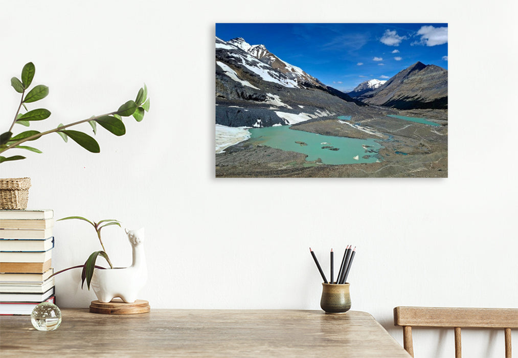 Premium Textil-Leinwand Columbia Icefield, Alberta