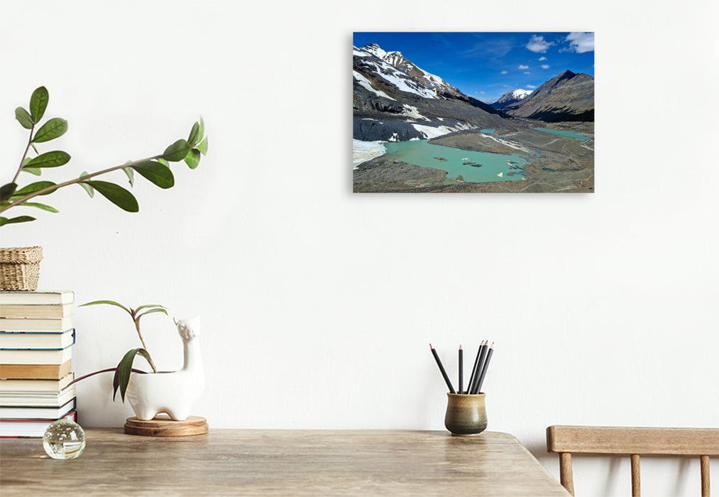 Premium Textil-Leinwand Columbia Icefield, Alberta