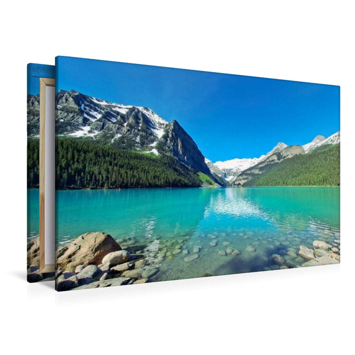 Premium Textil-Leinwand Lake Louise, Alberta