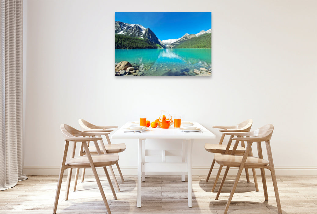 Premium Textil-Leinwand Lake Louise, Alberta