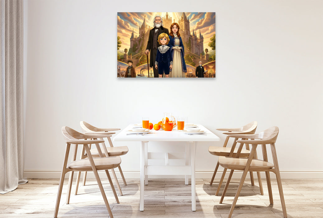 Premium Textil-Leinwand Der kleine Lord