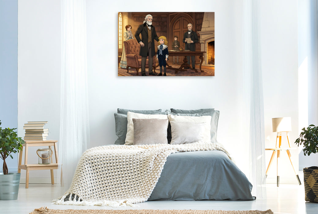Premium Textil-Leinwand Die Wahrheit bringt Glück und Versöhnung