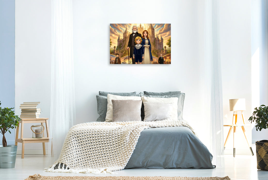Premium Textil-Leinwand Der kleine Lord