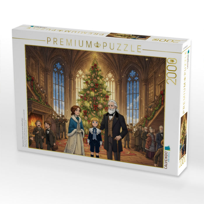 Gemeinsam feiern sie ein neues Weihnachten - CALVENDO Foto-Puzzle'