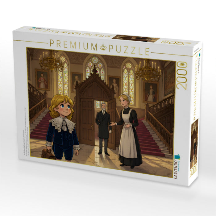 Im Schloss hält man Cedric für fremd - CALVENDO Foto-Puzzle'