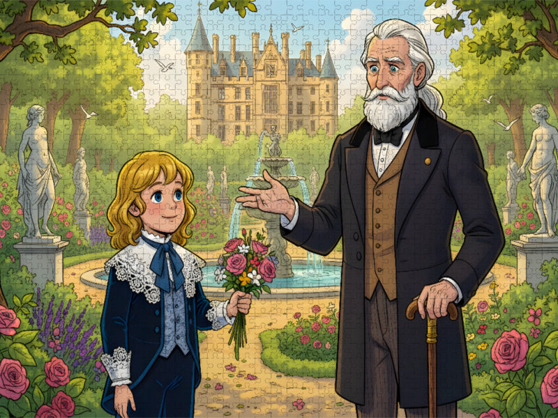 Ein Blumenstrauß verändert den Earl - CALVENDO Foto-Puzzle'