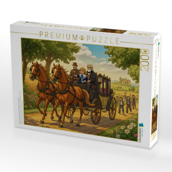 Gemeinsam wächst ihre besondere Freundschaft - CALVENDO Foto-Puzzle'