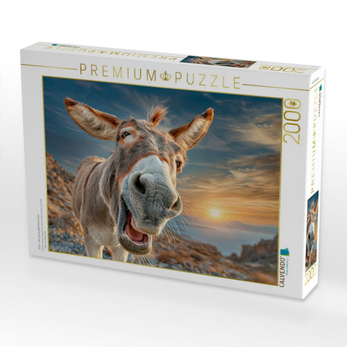Hach - die Sonne geht bald unter - CALVENDO Foto-Puzzle'