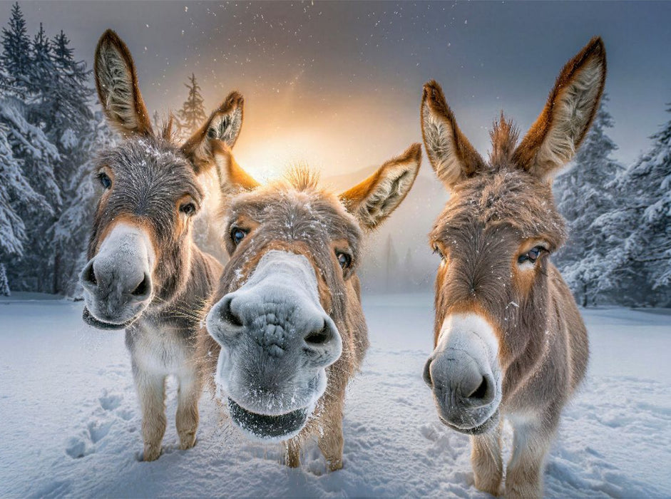 Schnee - so macht der Winter Spaß - CALVENDO Foto-Puzzle'