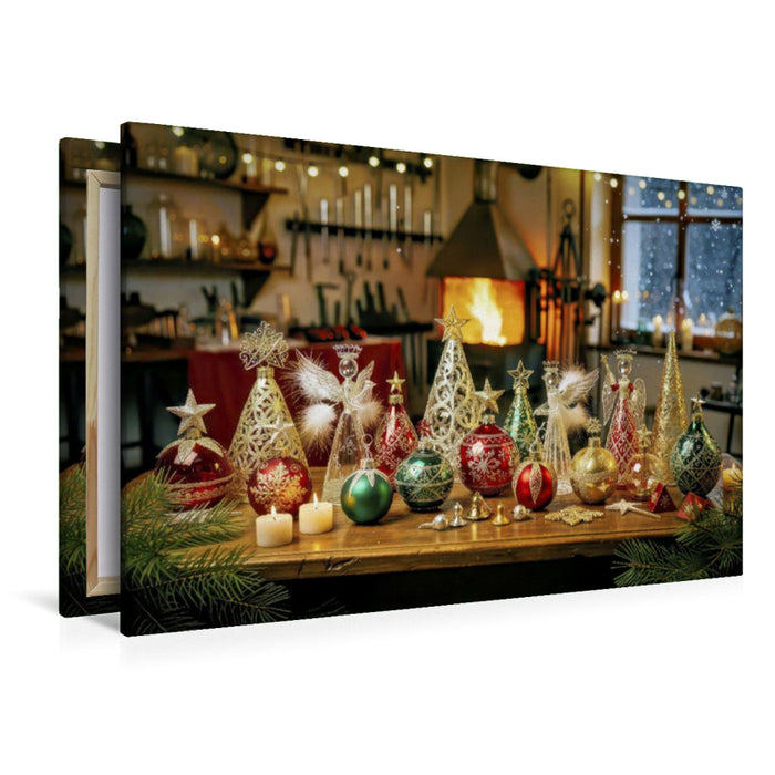 Premium Textil-Leinwand Handgeblasen, handveredelt, handverliebt.