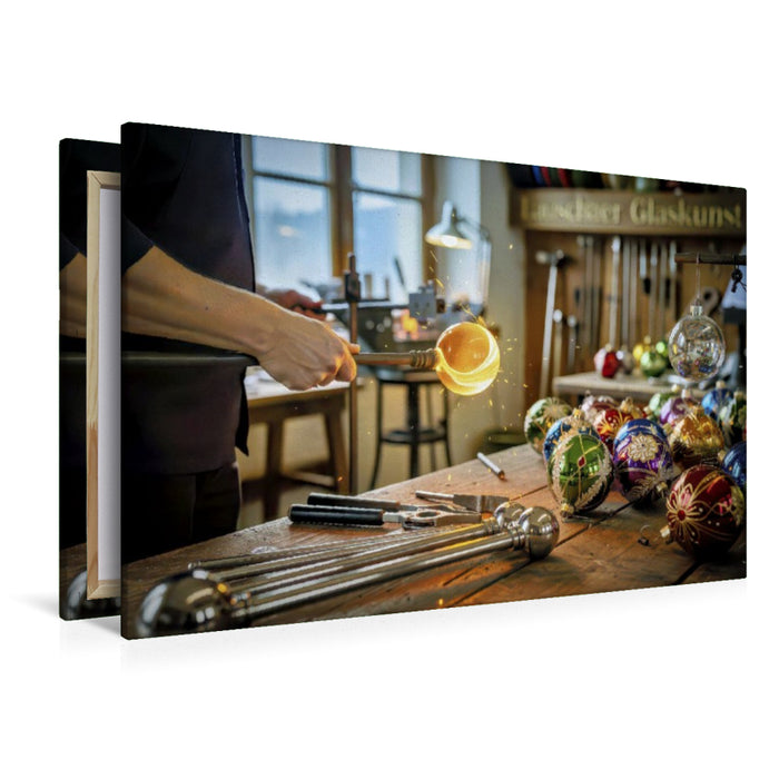 Premium Textil-Leinwand Kunstwerke, die im Morgenlicht erwachen.