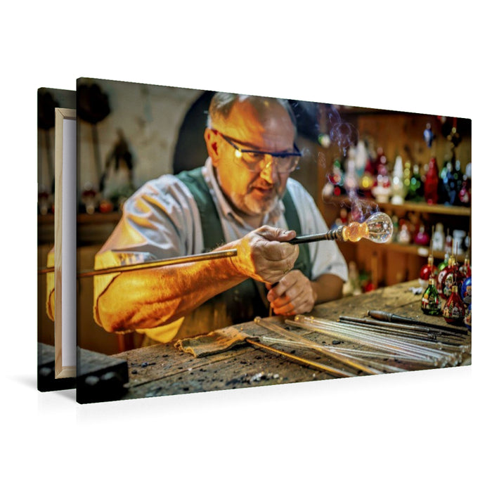 Premium Textil-Leinwand Regionale Glaskunst mit weltweitem Charakter.