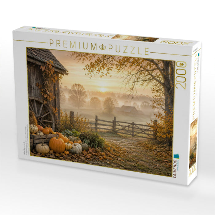 Nebel über'm Land - CALVENDO Foto-Puzzle'