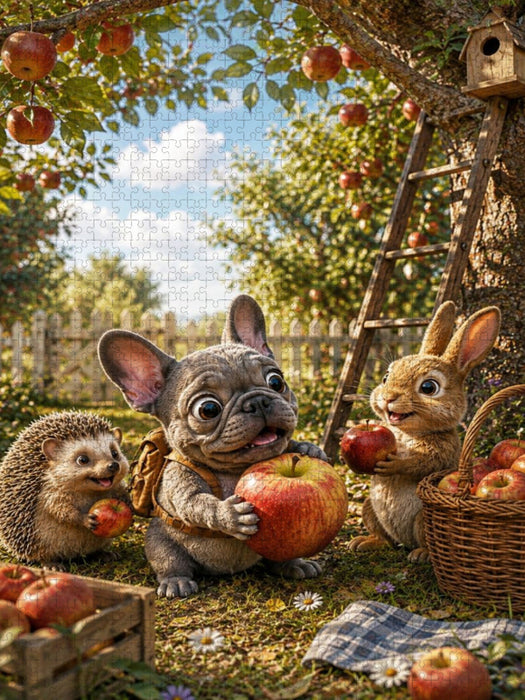 Die große Apfelernte - CALVENDO Foto-Puzzle'
