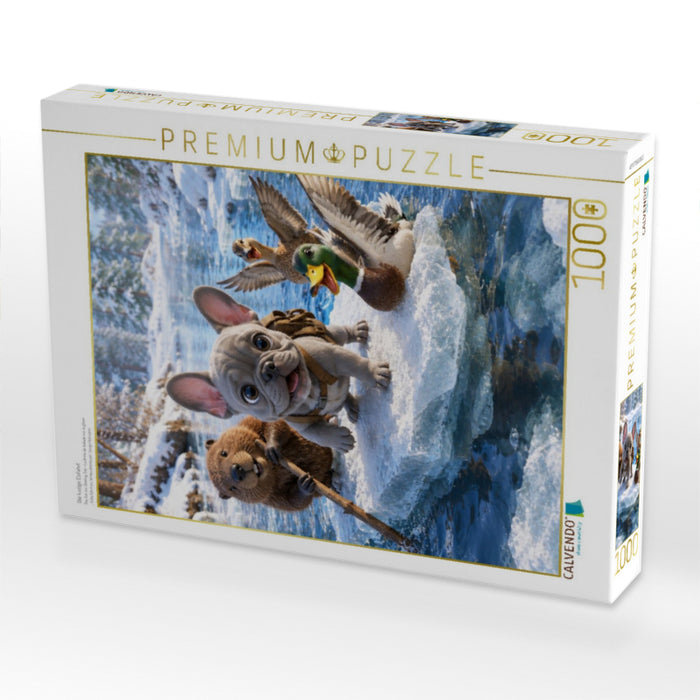 Die lustige Eisfahrt - CALVENDO Foto-Puzzle'