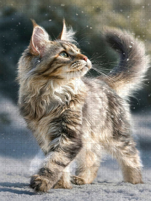 Kommt noch mehr Schnee? - CALVENDO Foto-Puzzle'
