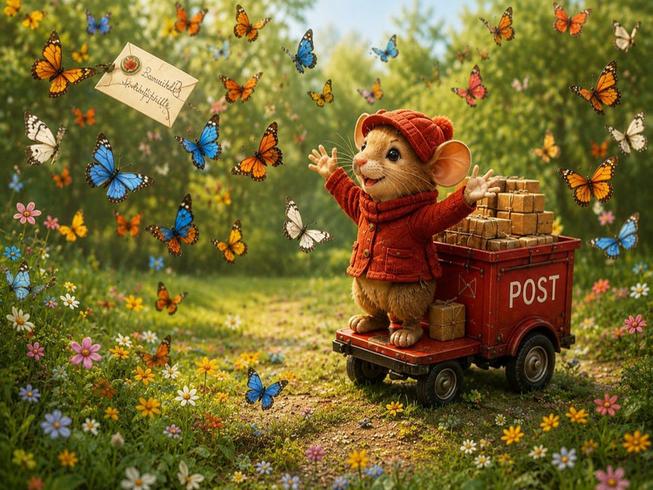 Die Schmetterlingsboten - CALVENDO Foto-Puzzle'