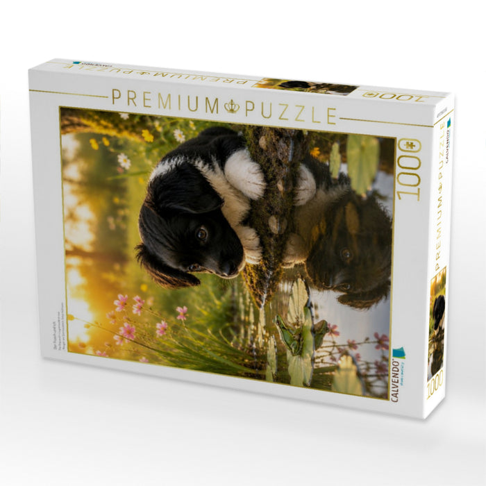 Der Frosch und ich - CALVENDO Foto-Puzzle'