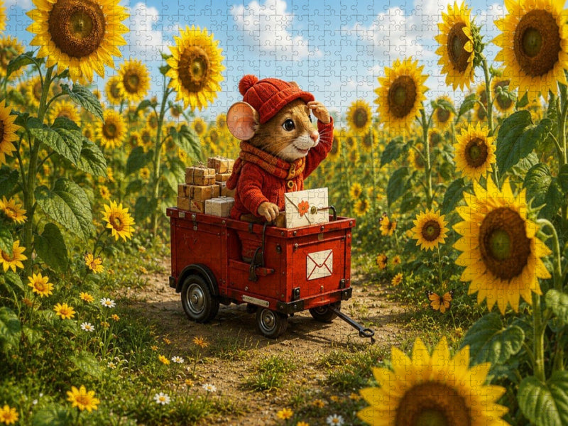 Auf sonnigen Wegen - CALVENDO Foto-Puzzle'
