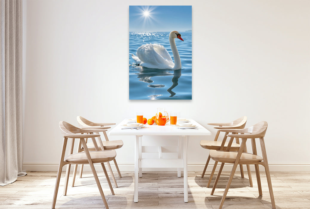 Premium Textil-Leinwand Im Licht des Sommers