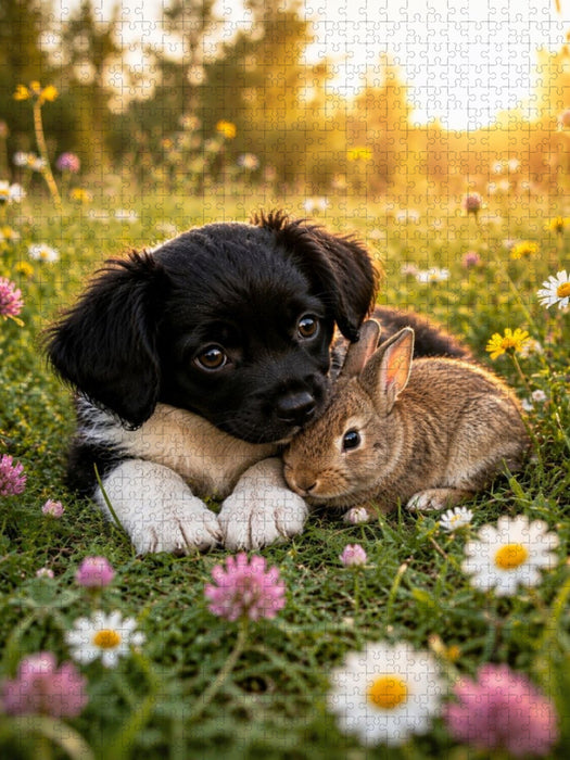 Zwei kleine Herzen - CALVENDO Foto-Puzzle'