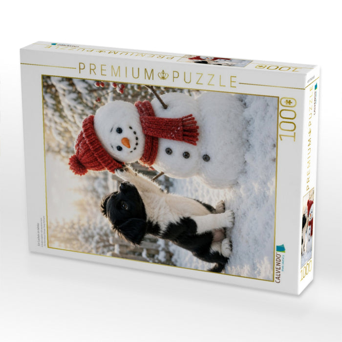 Ein Lächeln im Winter - CALVENDO Foto-Puzzle'