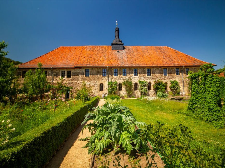 Die Klostergärten des Klosters Michaelstein - CALVENDO Foto-Puzzle'